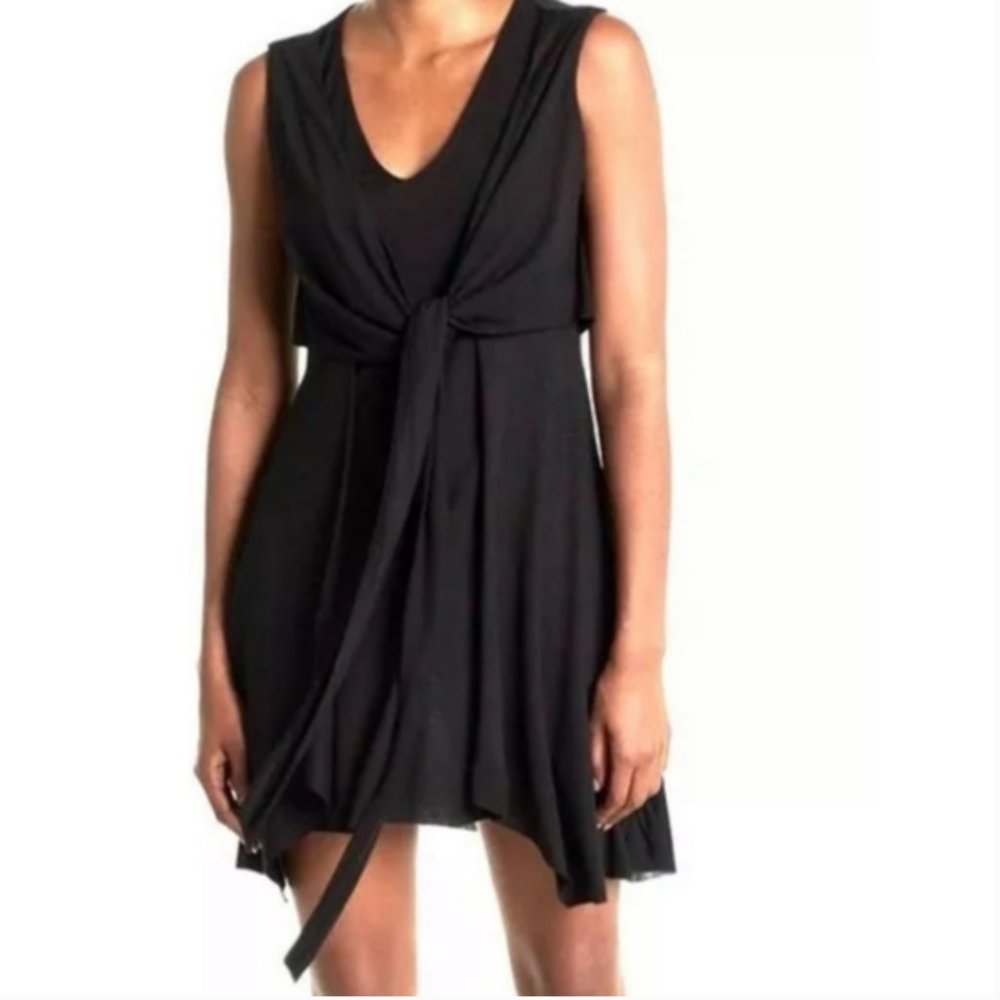 All Saints Jayda Jersey dress black NWT Soft Alt Goth Whimsigoth